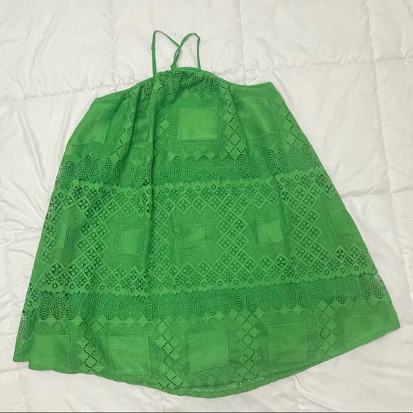 Anthropologie: Halter lace mini dress with pockets (currently sold out online) - Picture 7 of 9